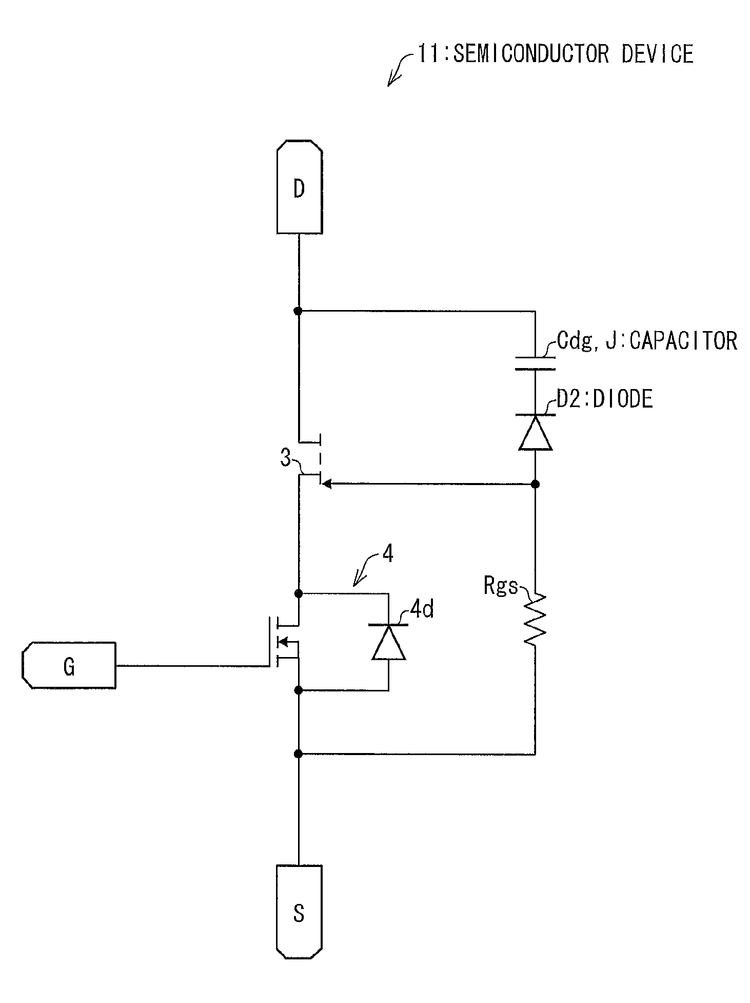 Cascode circuit device with improved reverse recovery characteristic