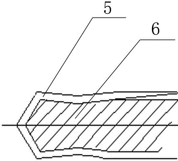 Automobile synchronizer with front and back inverted conical surfaces