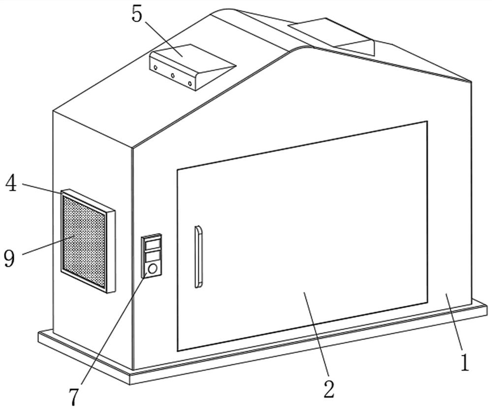 Damp-proof and moisture-removing transformer