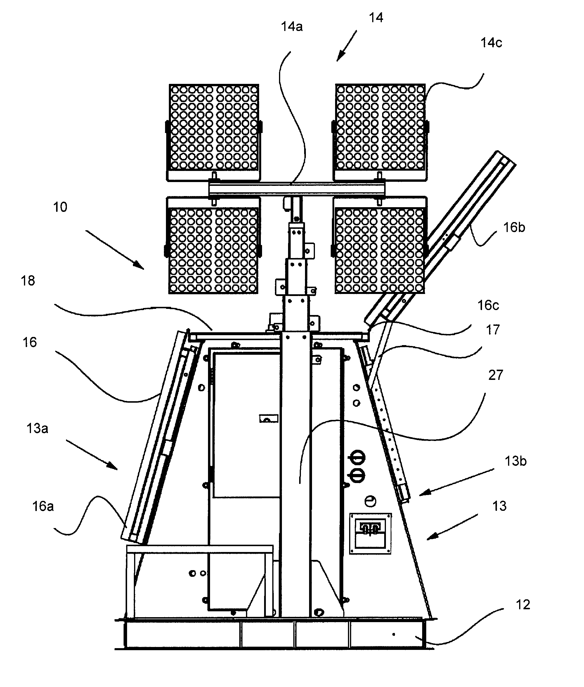 Hybrid power source lighting and energy management system for operation in harsh and/or remote locations