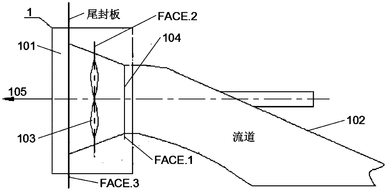 Exciting load loading method for water-jet propeller