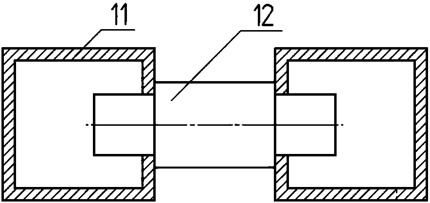 Pin ladder type forestry mountain monorail vehicle track