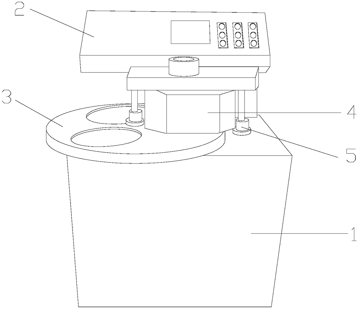 Pressing die device of leather product