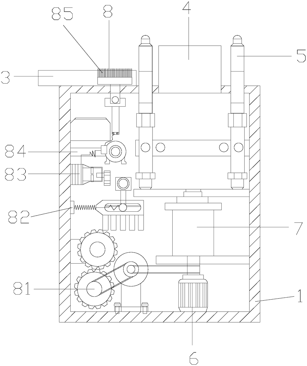 Pressing die device of leather product