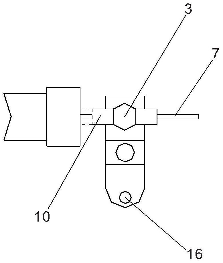 Bipolar scissor ball head structure