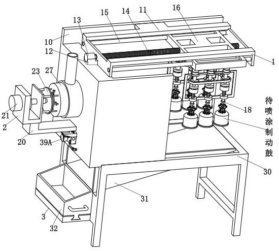 A surface protection treatment process after processing and forming of auto parts