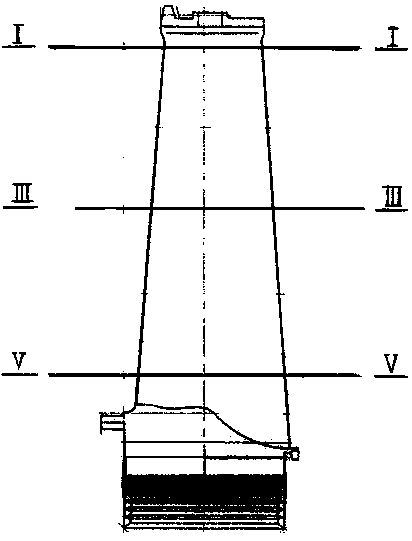 Method for detecting wall thickness of turbojet engine high-pressure turbine blade through ultrasonic waves