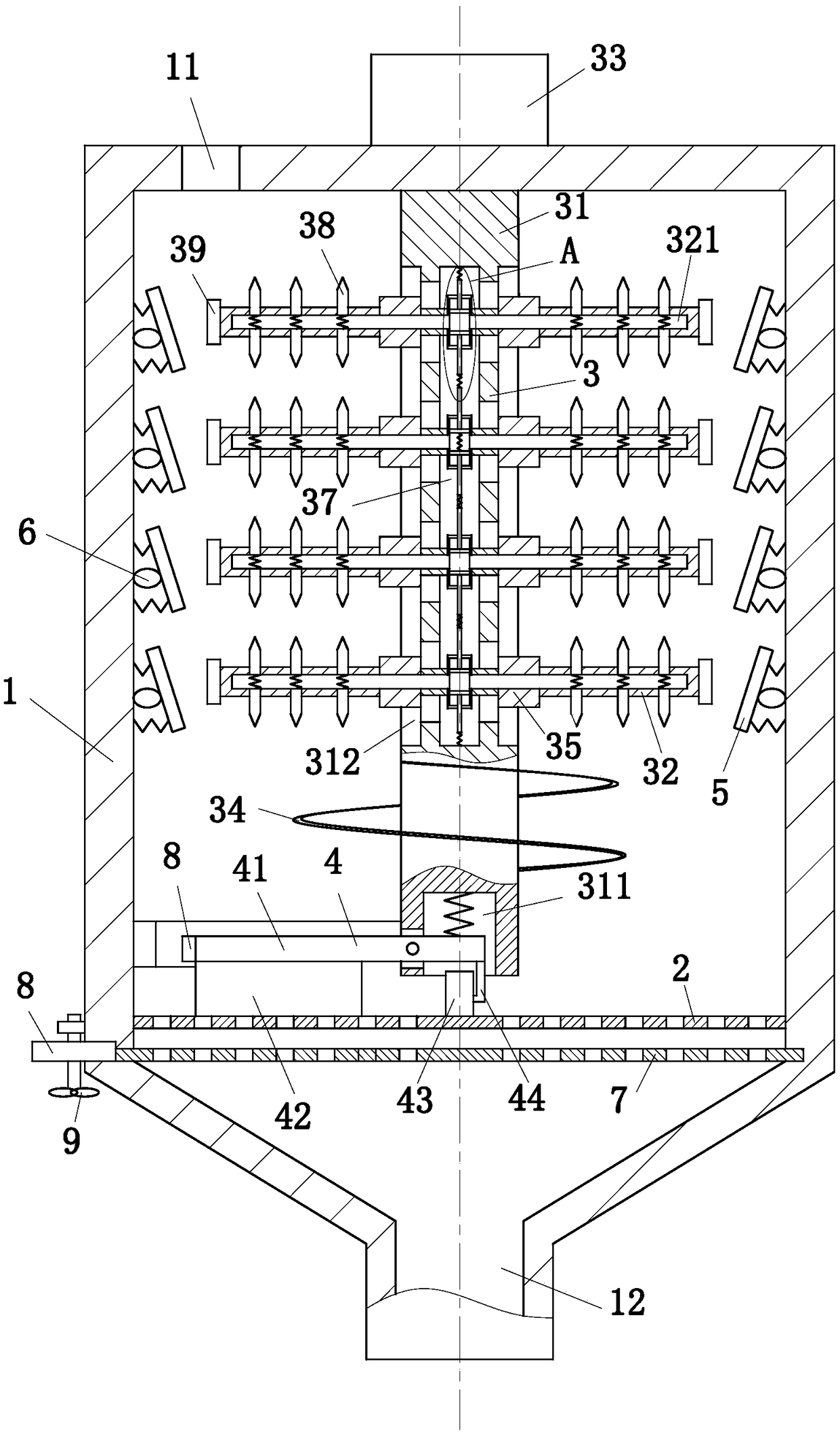 Process for finely treating rare-earth ores