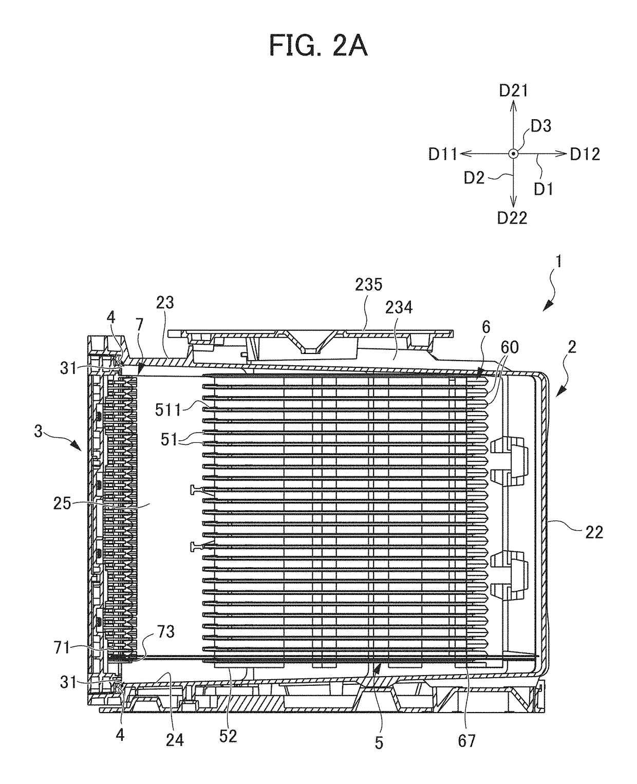 Substrate storing container