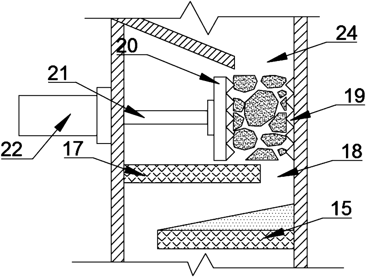 Energy-saving environment-friendly baffling vertical lime kiln