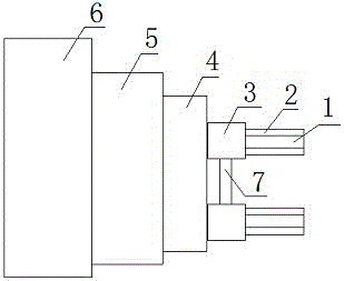 Silicon rubber insulation braided wire and process thereof