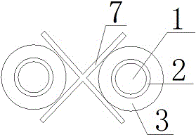 Silicon rubber insulation braided wire and process thereof