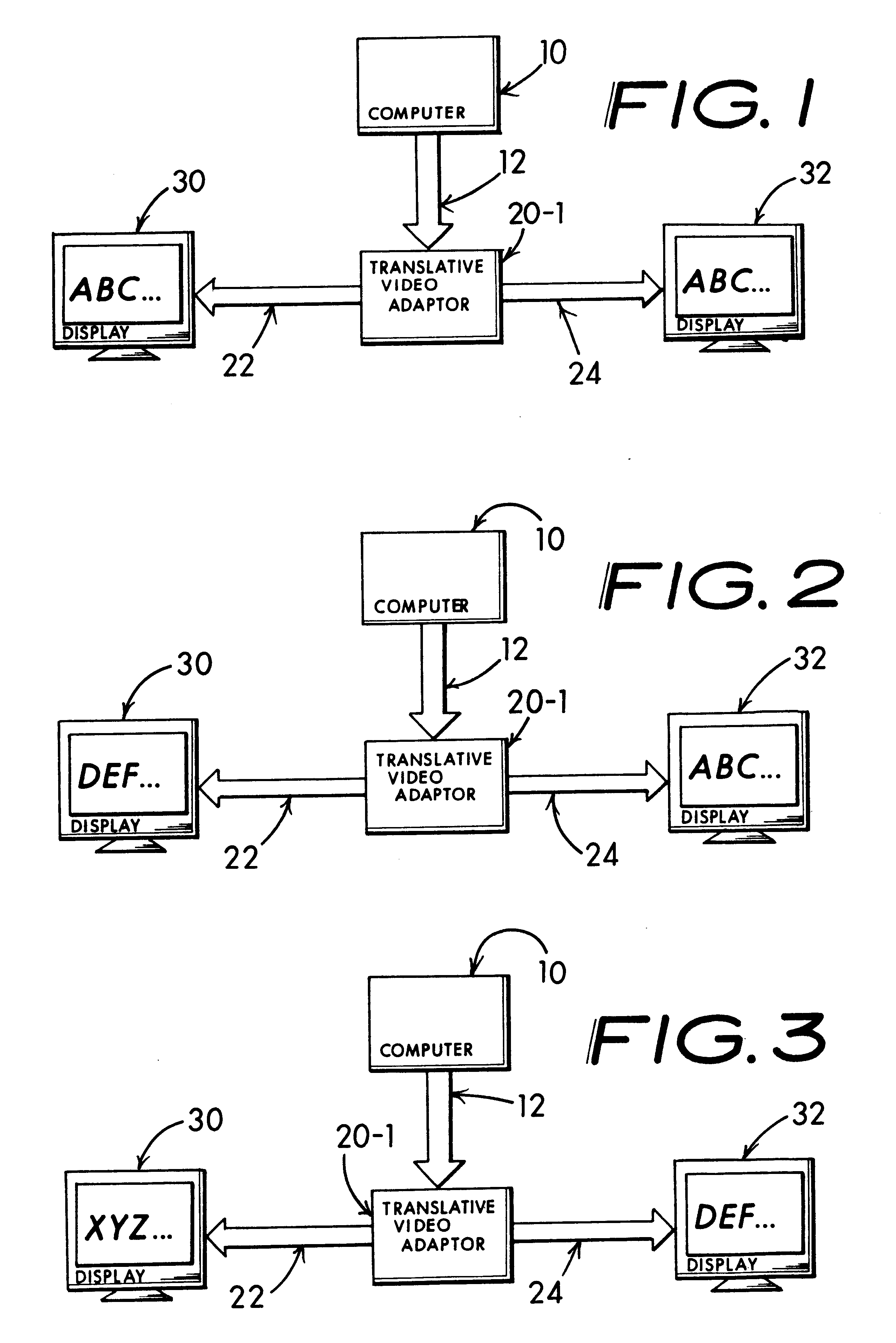 Multiscreen personal computer display method and apparatus