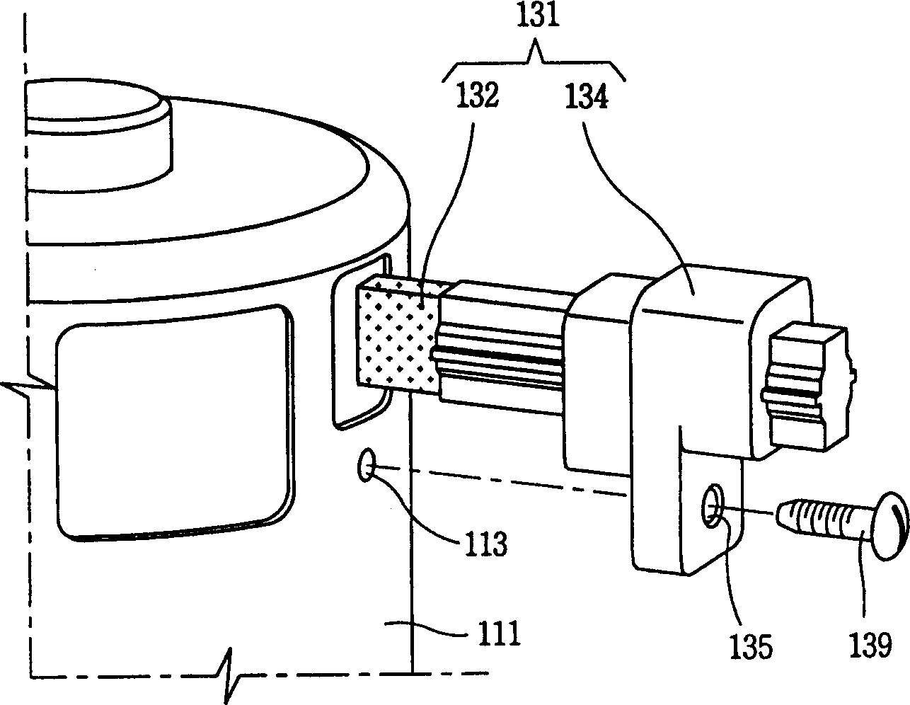 Dynamo of vacuum duster having brush