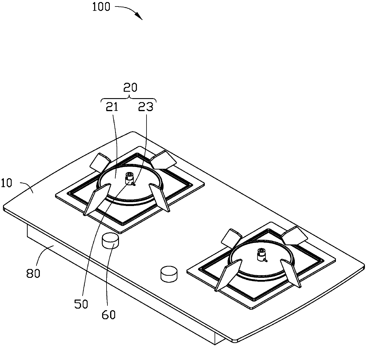 Infrared dry burning preventing stove