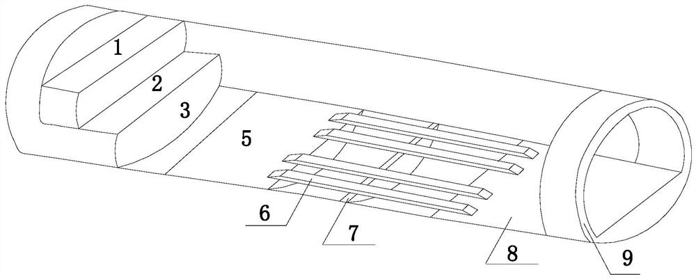 A rapid construction method for double trestle bridges with simultaneous detonation of three steps in tunnels with weak surrounding rocks