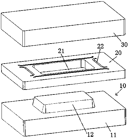 Punching method of new energy vehicle battery aluminum box