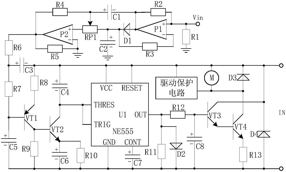 Driving protection type lawn intelligent cooling control system