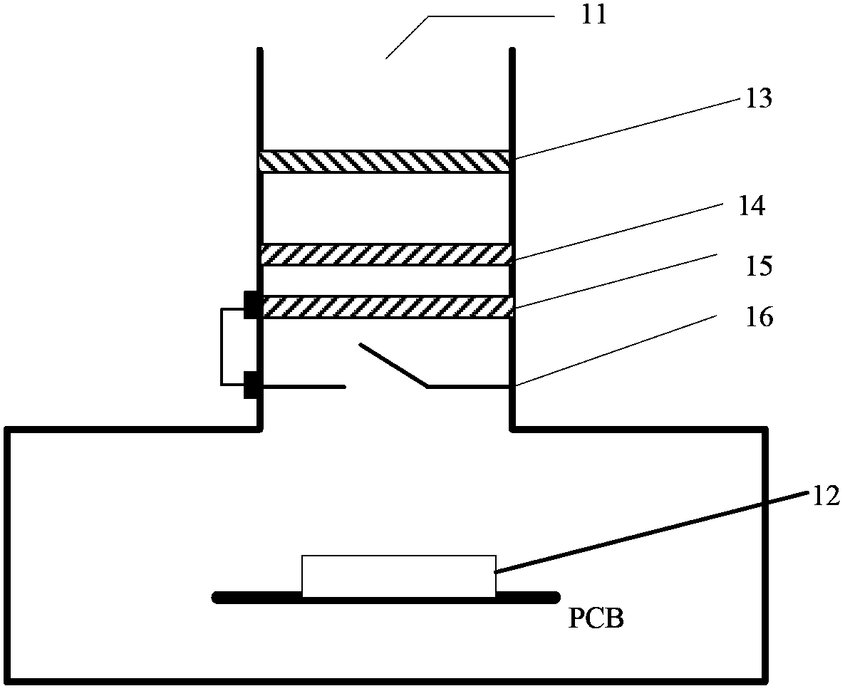 Waterproof structure of barometer built-in terminal device and control method