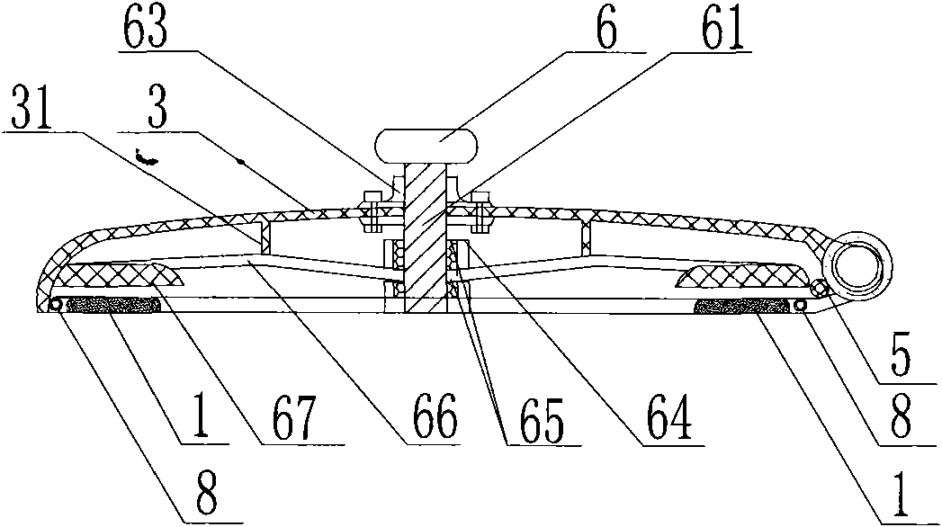 Manual seat ring cleaning type closestool