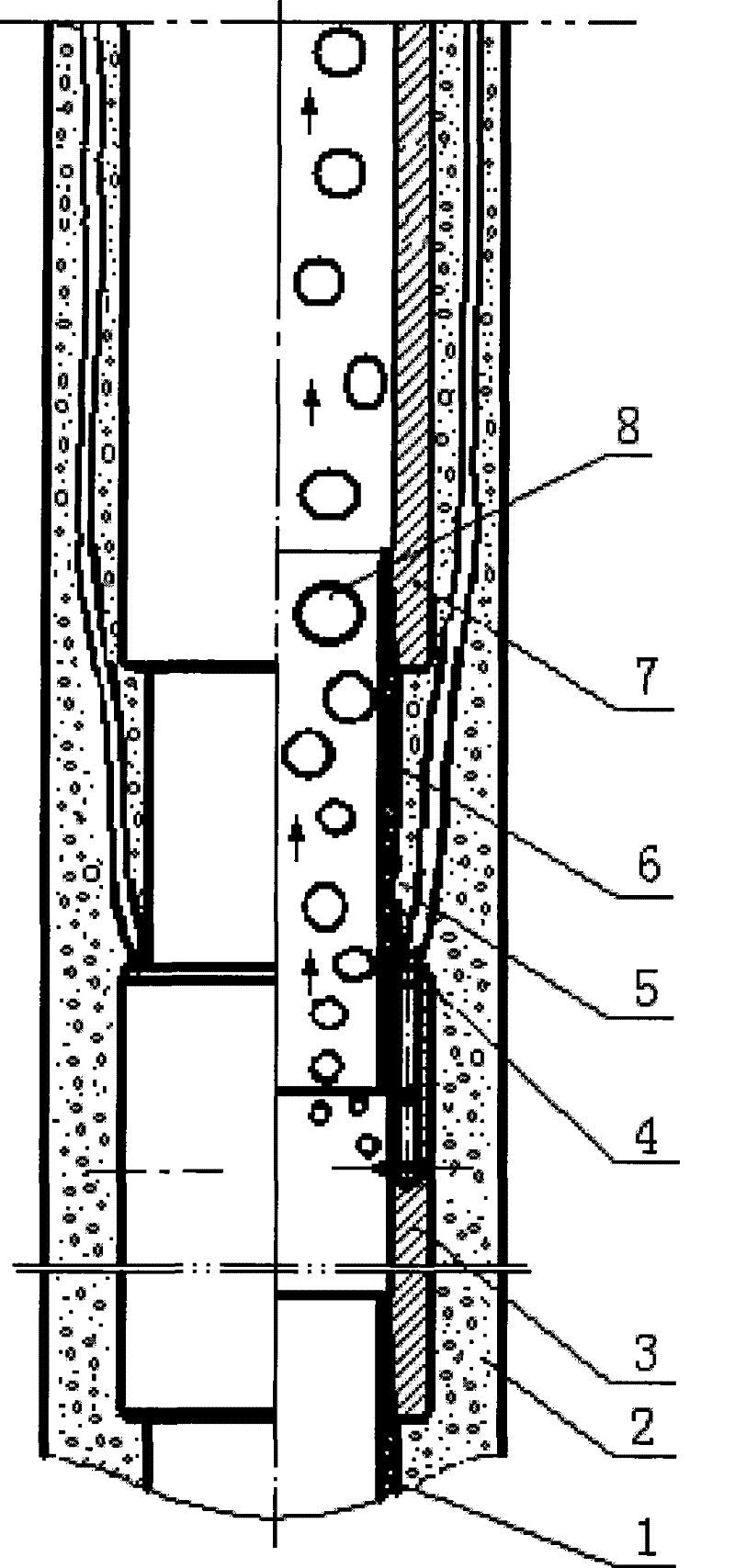 Well drilling gas injection joint and use method thereof