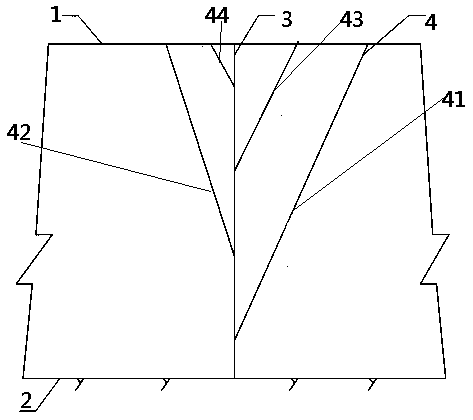 Transverse crack treatment method for roller compacted concrete dam