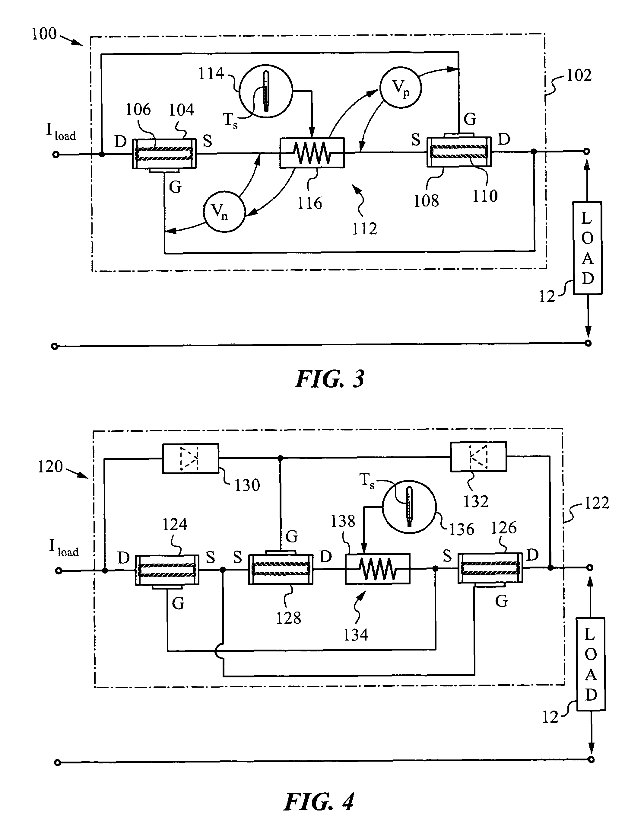 Apparatus and method for temperature-dependent transient blocking