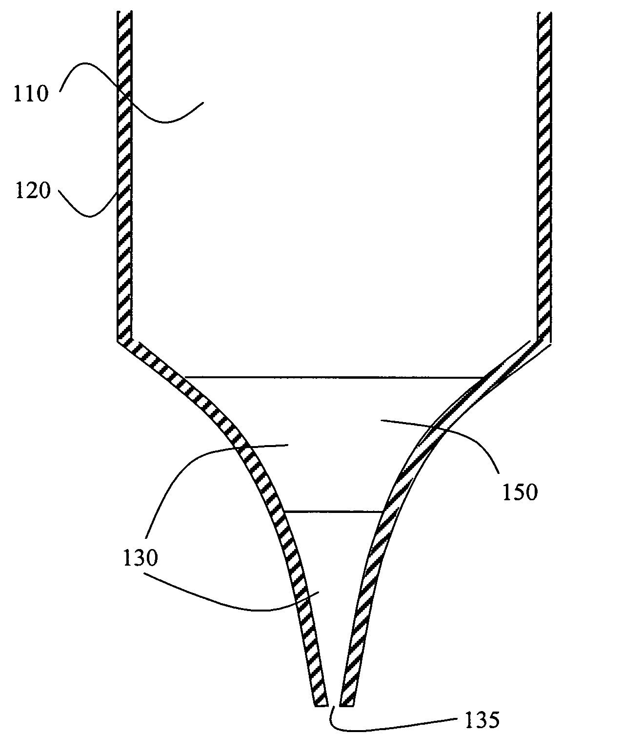 Method and apparatus for depositing material with high resolution