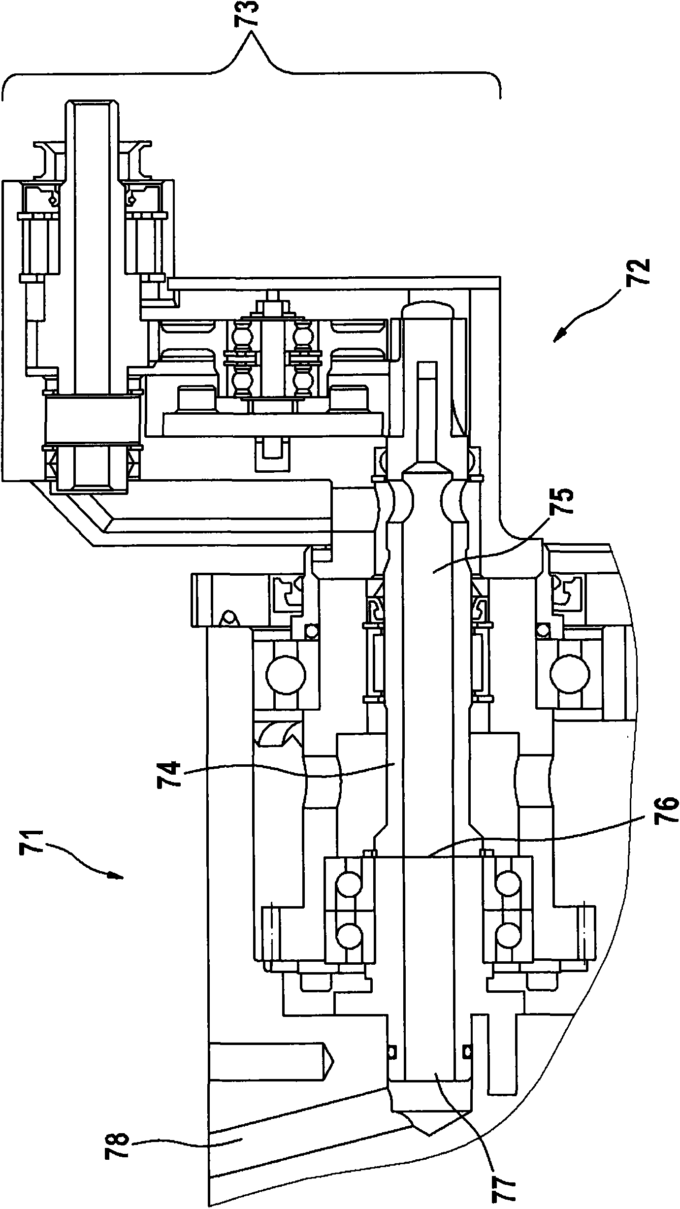 Conveyor device with negative pressure suction