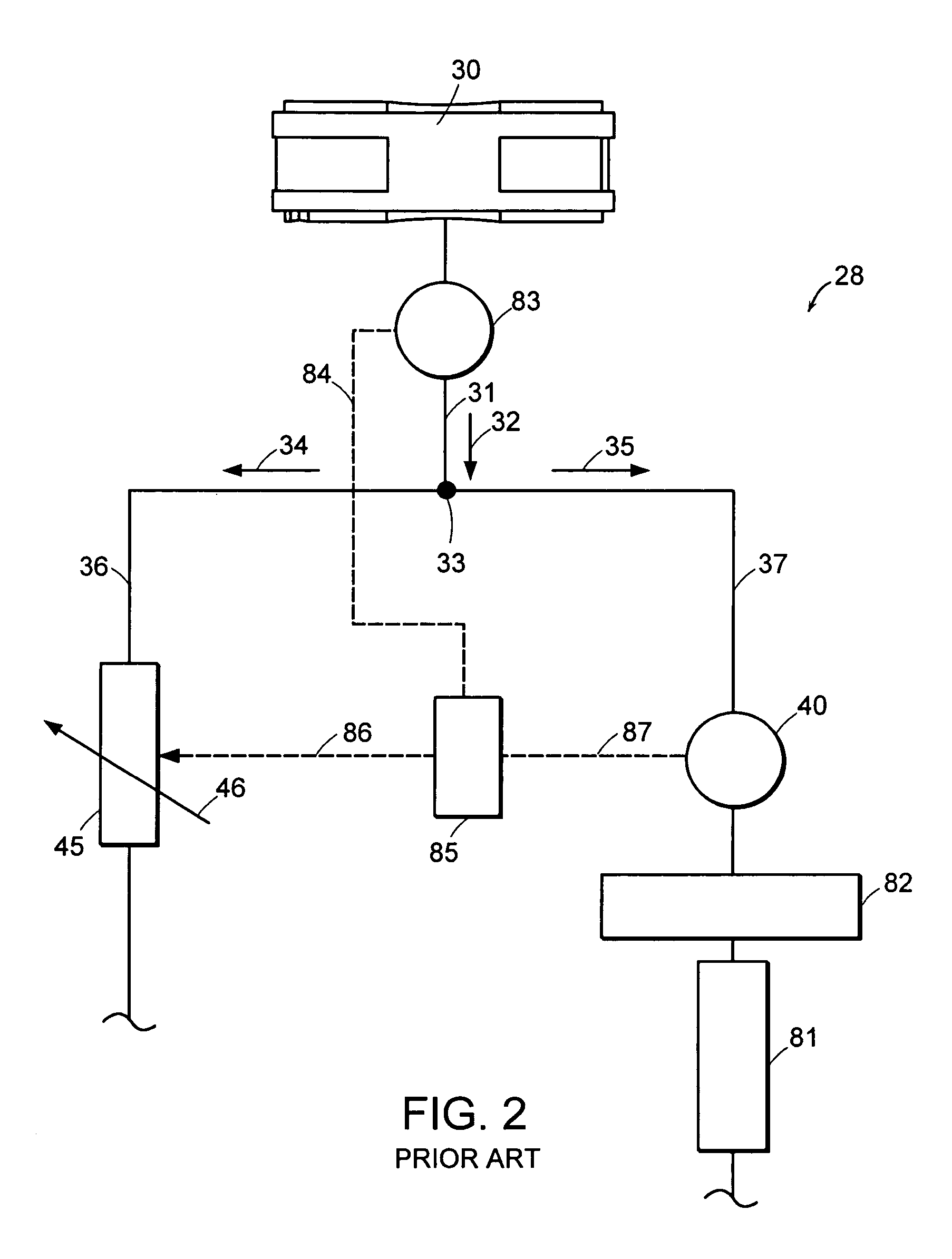 Flow sensing apparatus used to monitor/provide feedback to a split flow pumping system