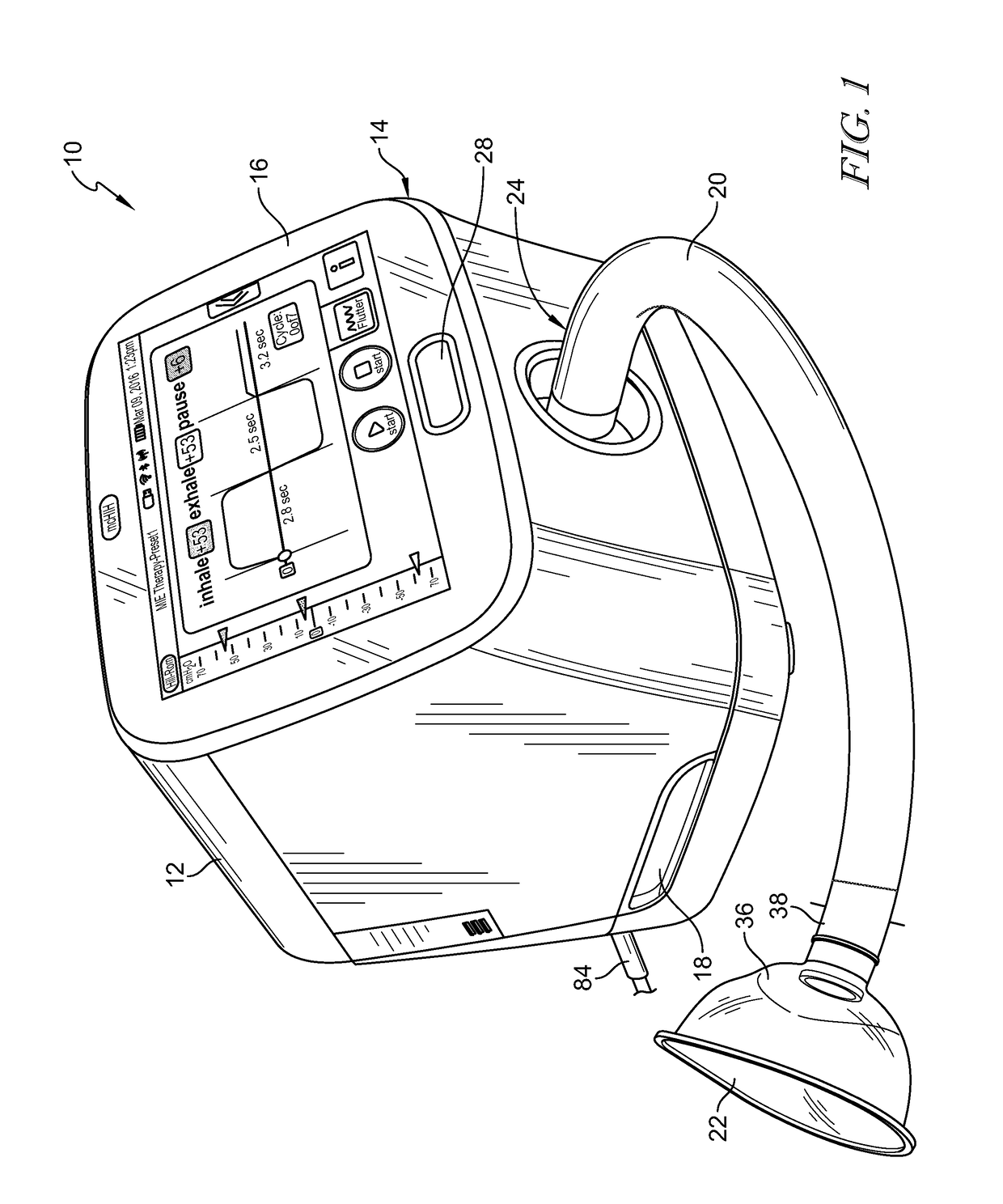 Respiratory therapy filter, flow control, and patient interface apparatuses, systems, and methods