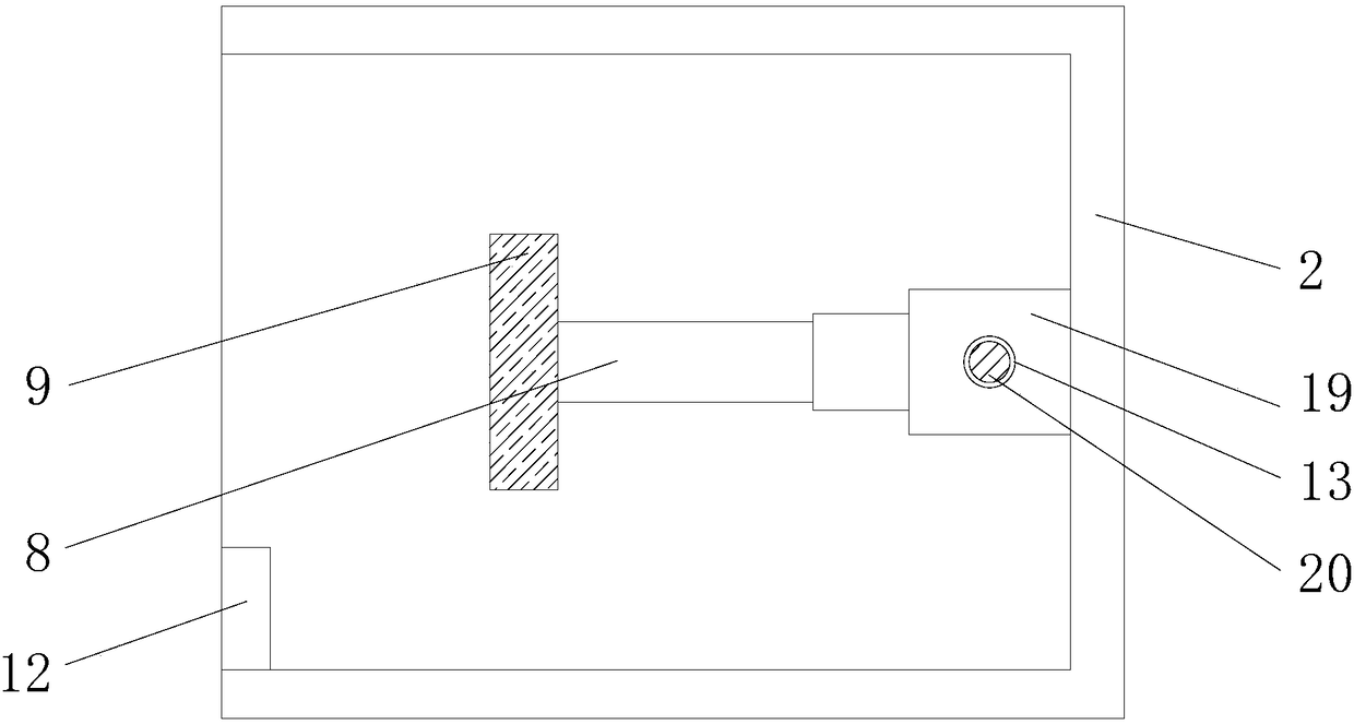 Steel belt surface grinding device with dust lowering function