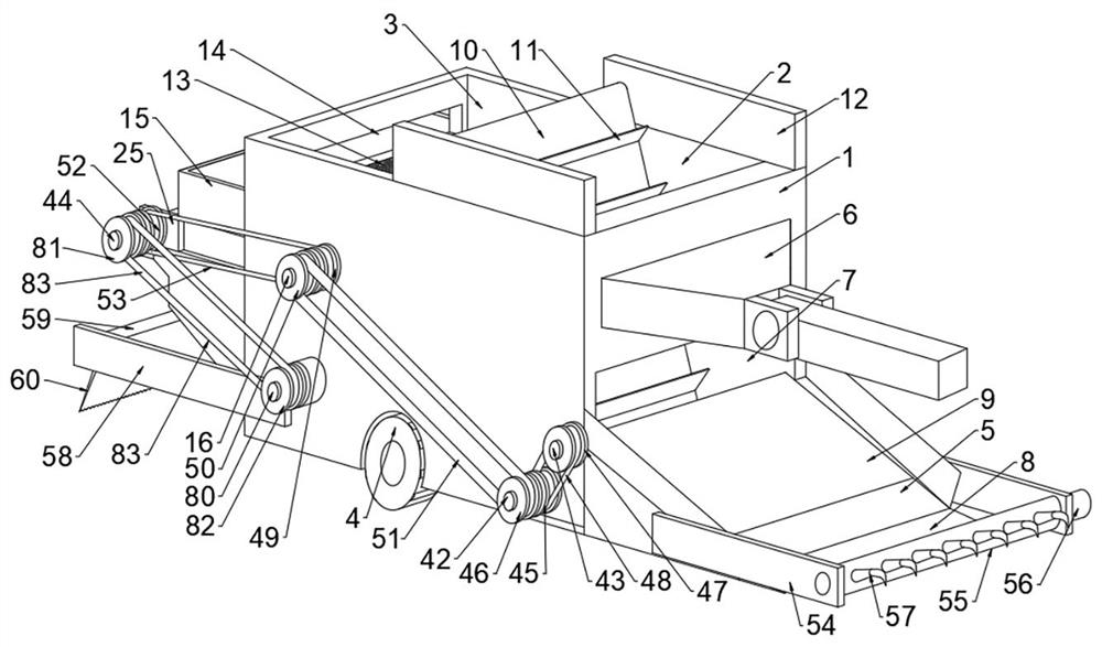 Automatic screening and cleaning integrated device for artificial beach