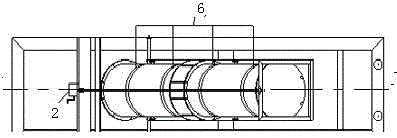 An adjustable gravity heat pipe heat transfer efficiency test device