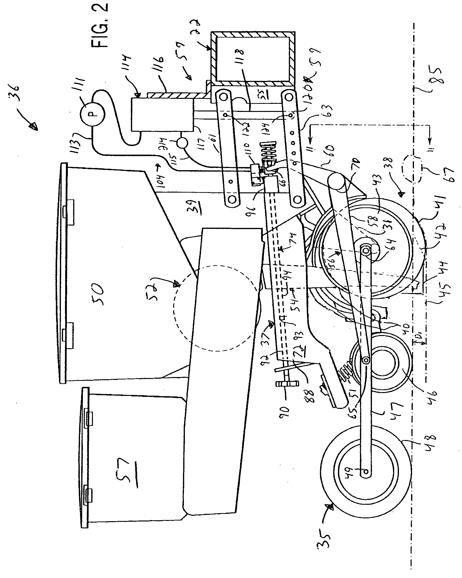 Tandem gauge wheel assembly for planting unit