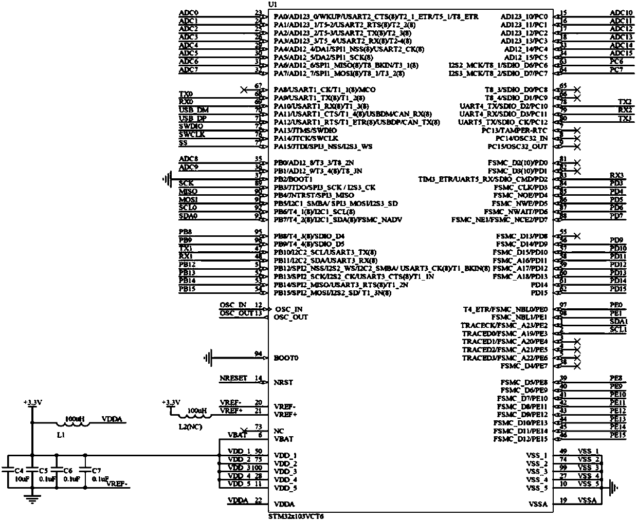 Electronic brick based on I2C interface