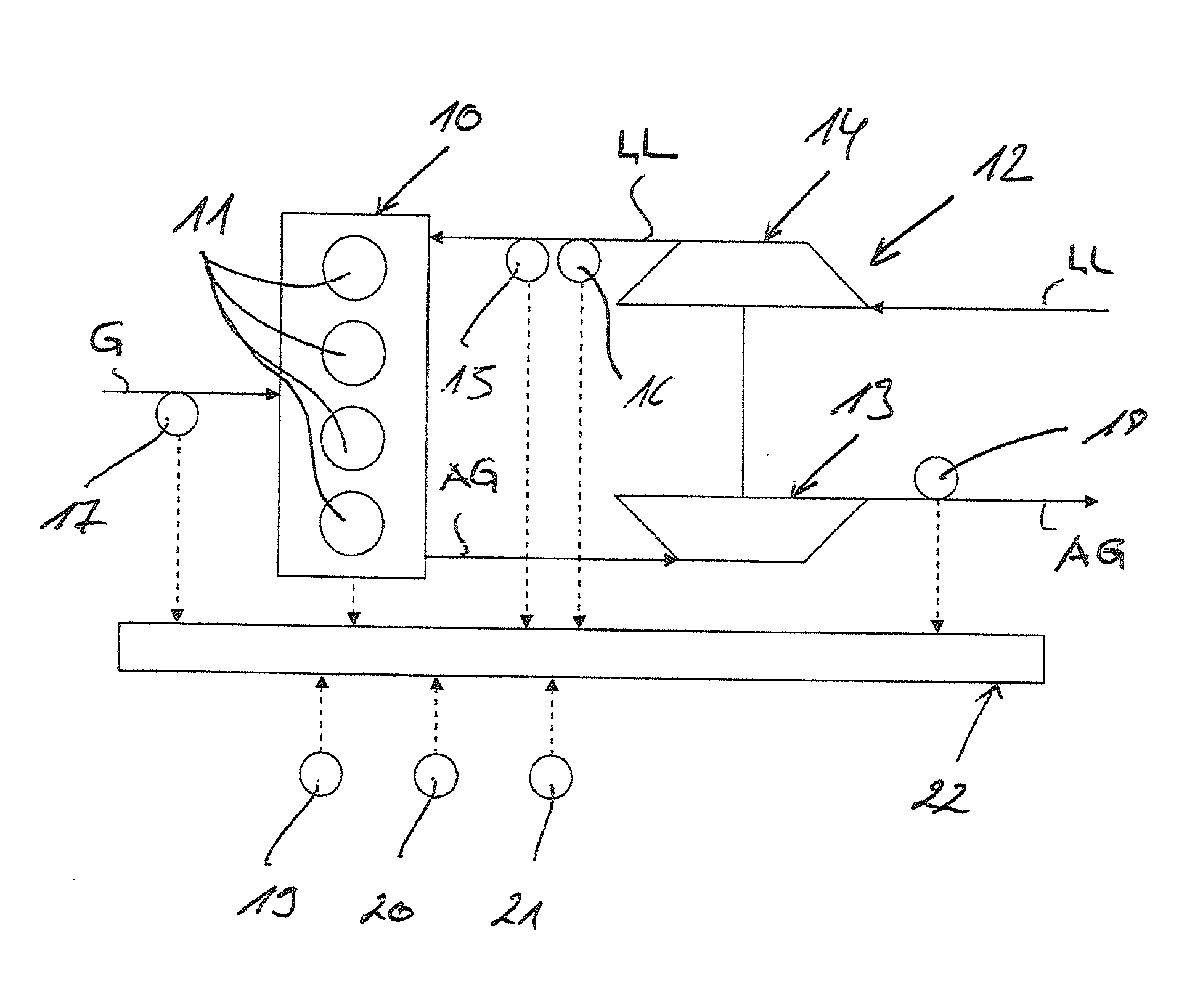 Method and control device for determining a gas consumption of a gas-powered engine