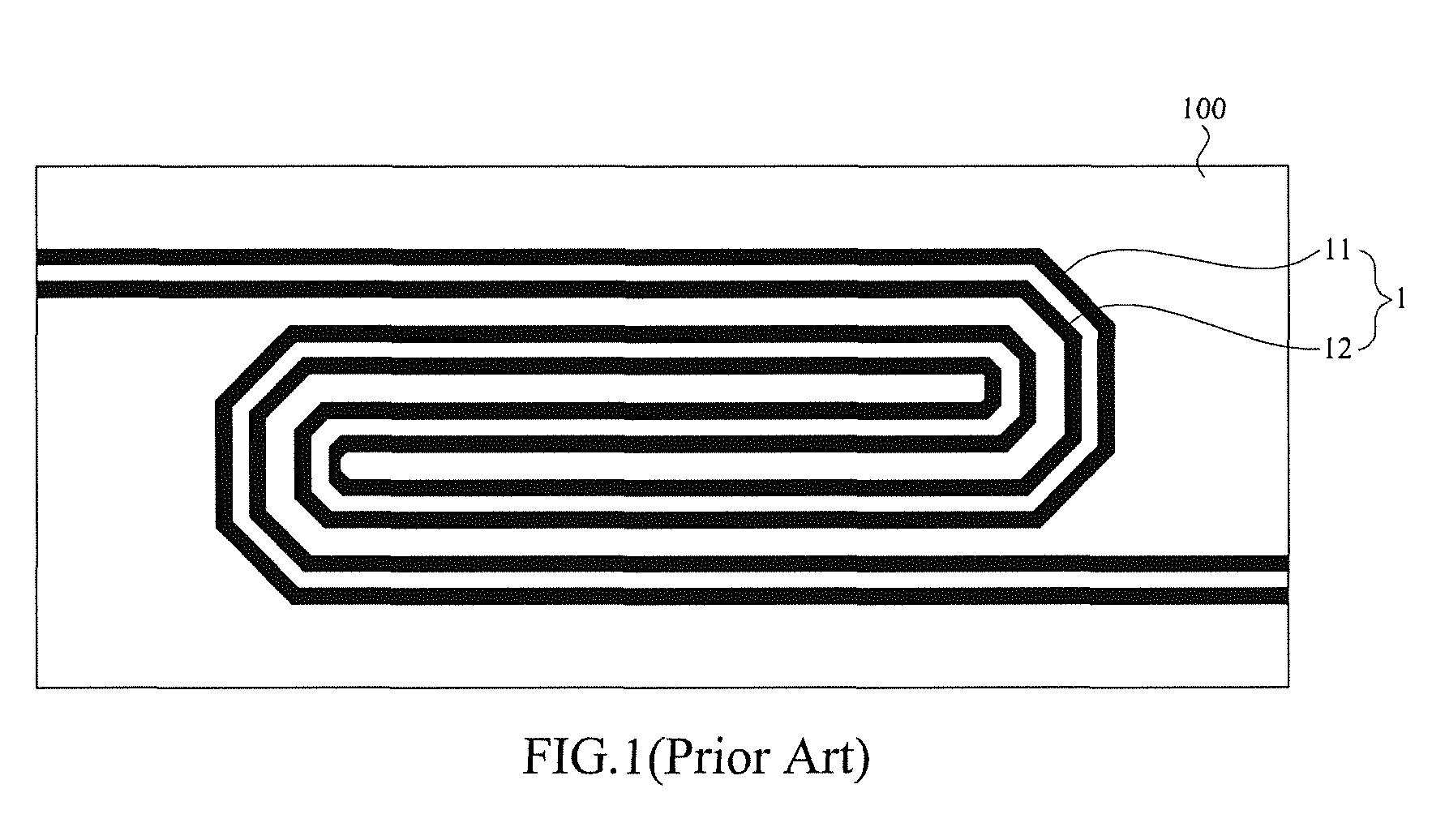 Delay line structure