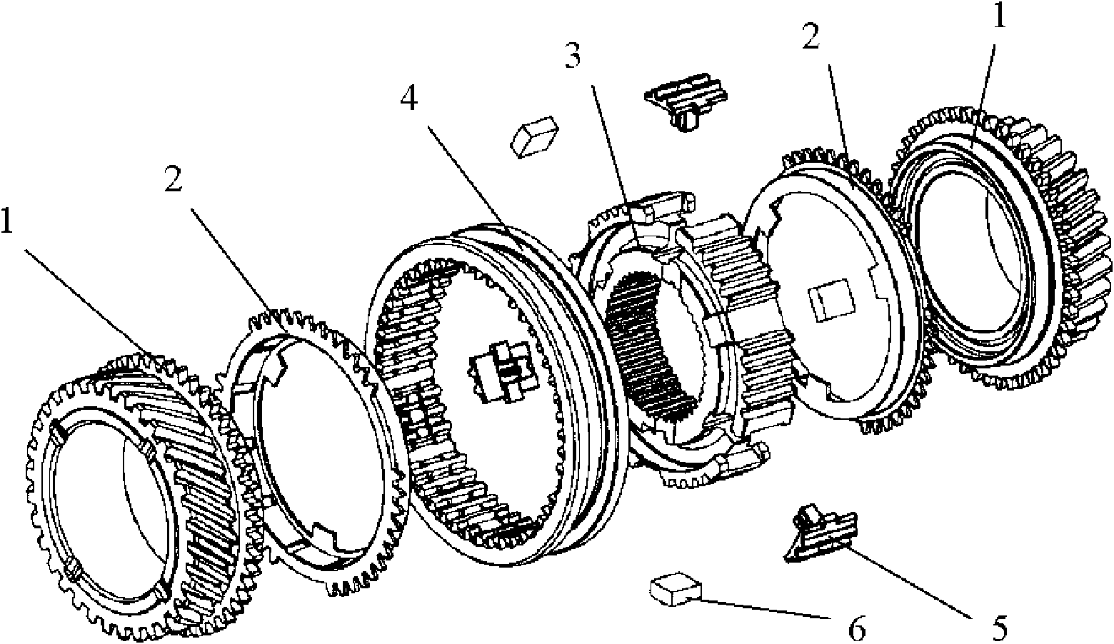 Fixed stroke synchronizer