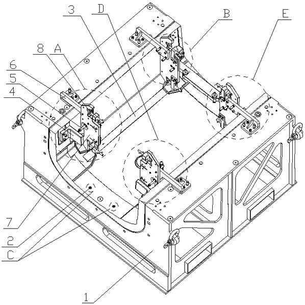 A method for preparing a composite fuel tank by using an integral molding die