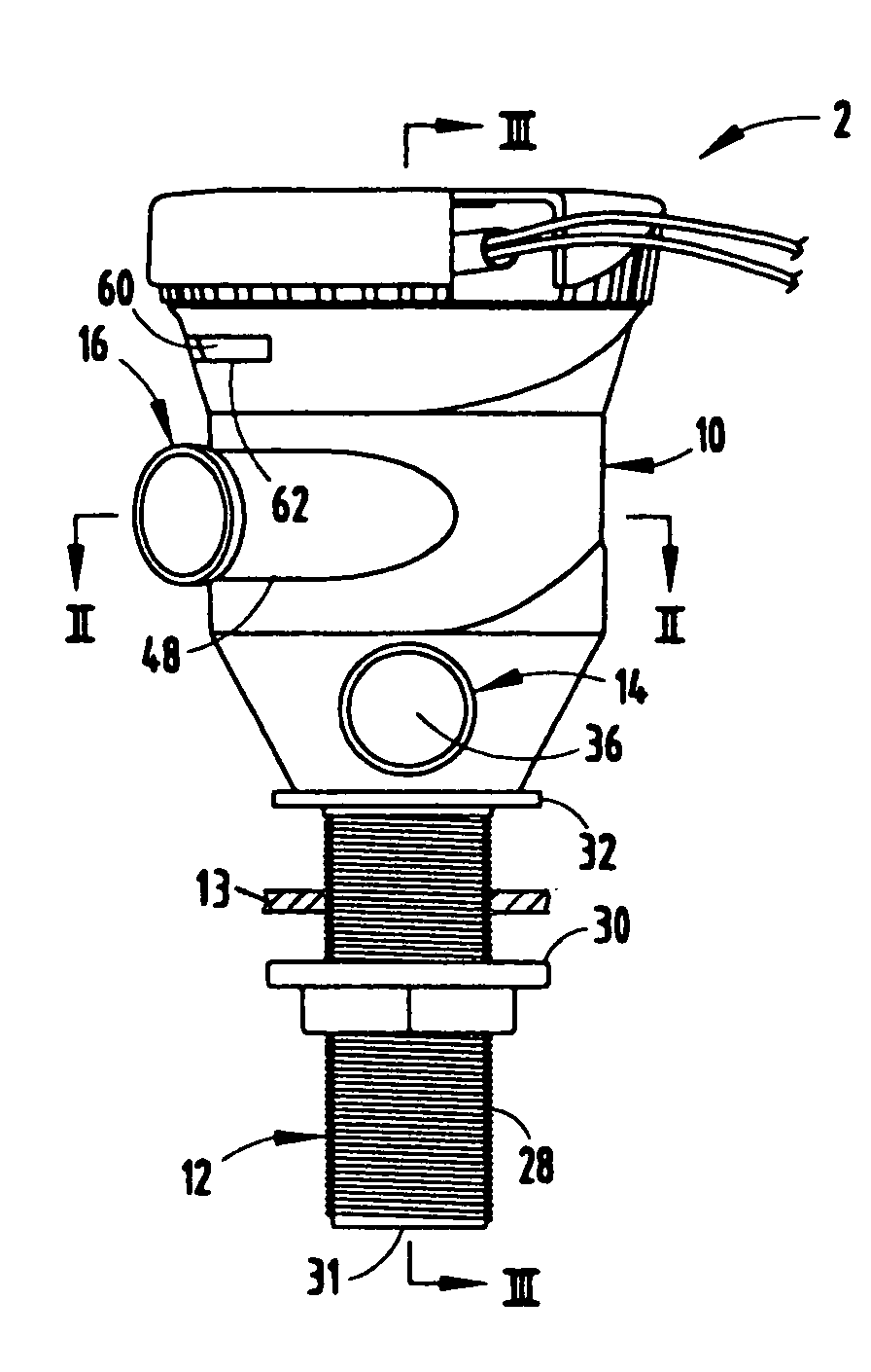 Dual outlet port pump