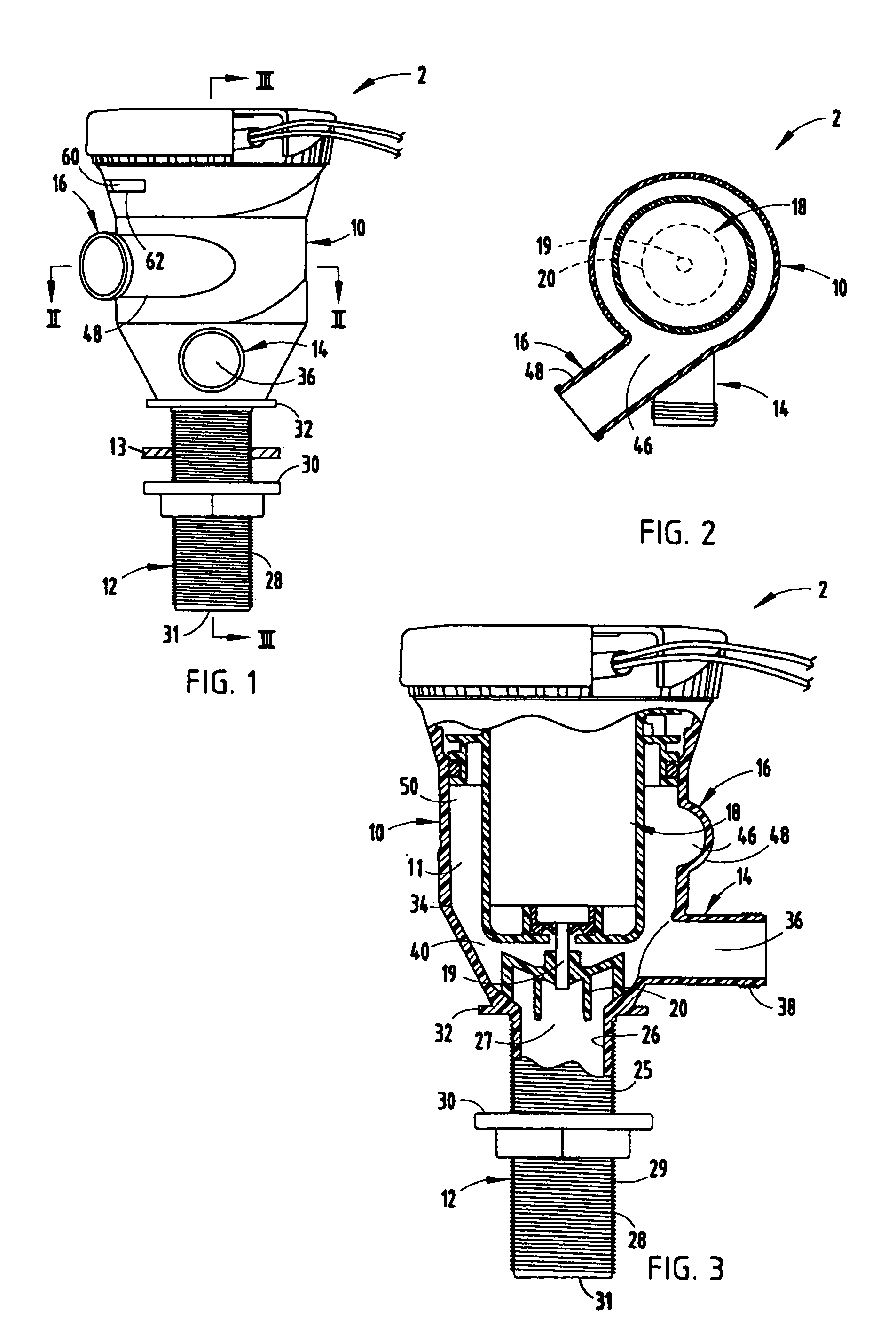 Dual outlet port pump