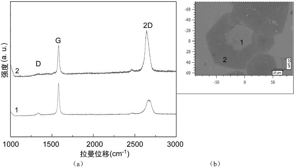 Concave structure monocrystalline graphene and preparation method thereof