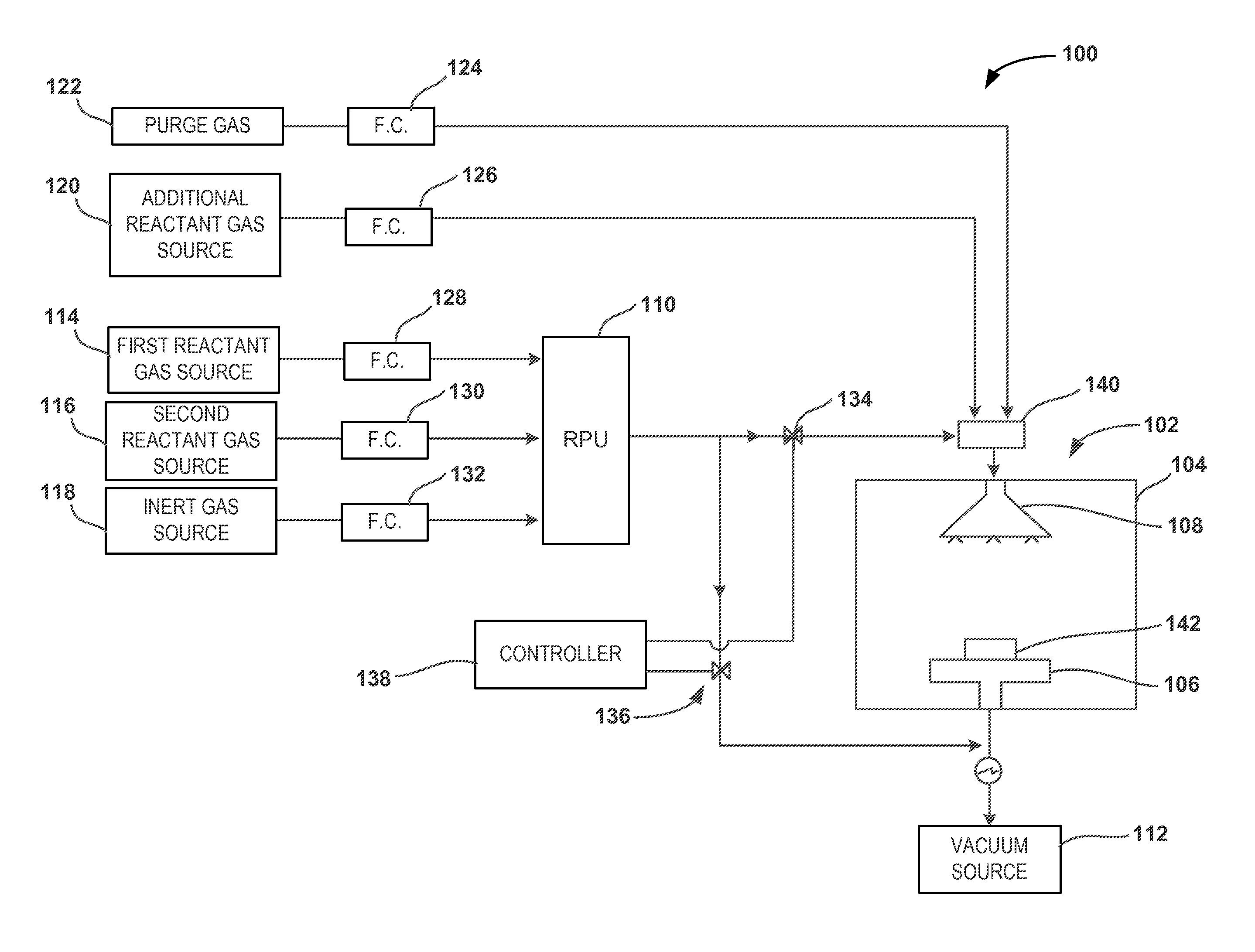 Pulsed remote plasma method and system