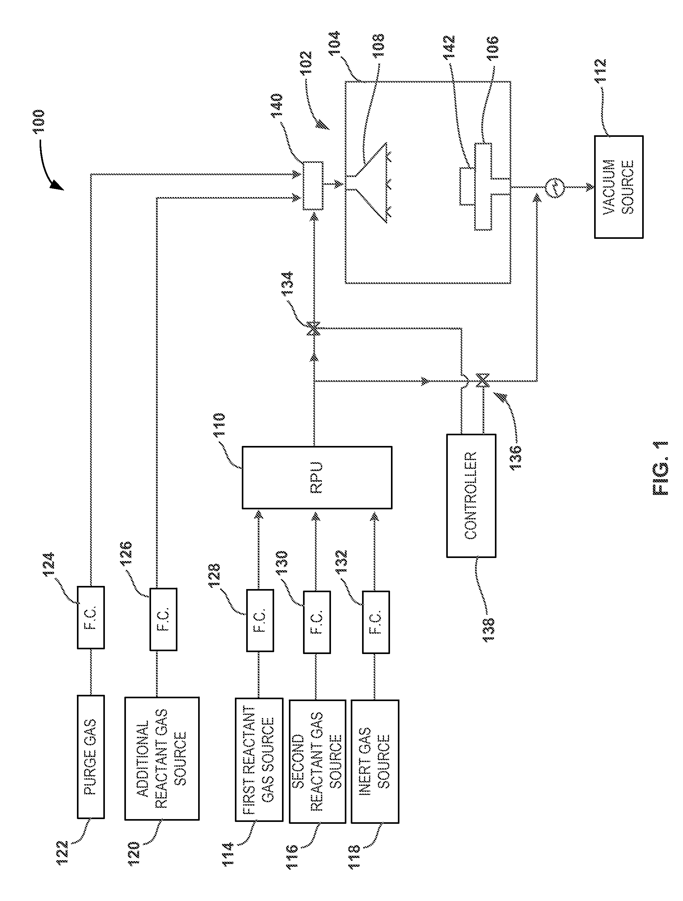 Pulsed remote plasma method and system