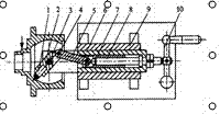 Tool assembly for machining inner spherical surfaces