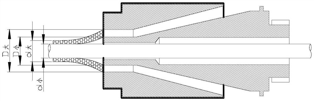 LNG ultralow-temperature direct-current molded line medium-voltage coaxial cable