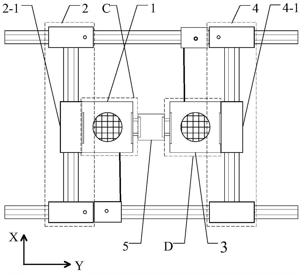 A method for controlling the process of changing stages in a double-workpiece stage system