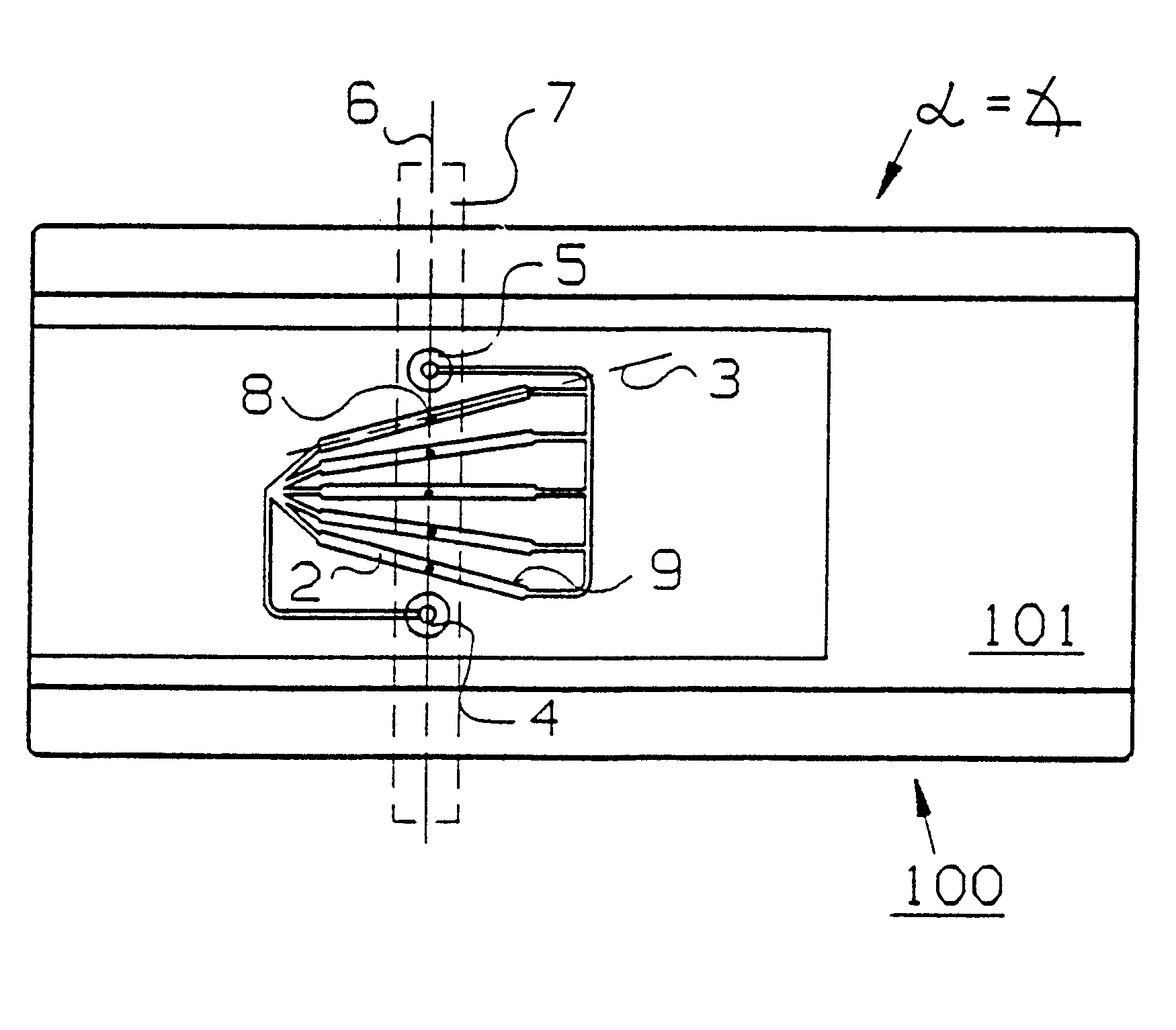 Device for measuring the concentration of gaseous and vaporous components of a gas mixture