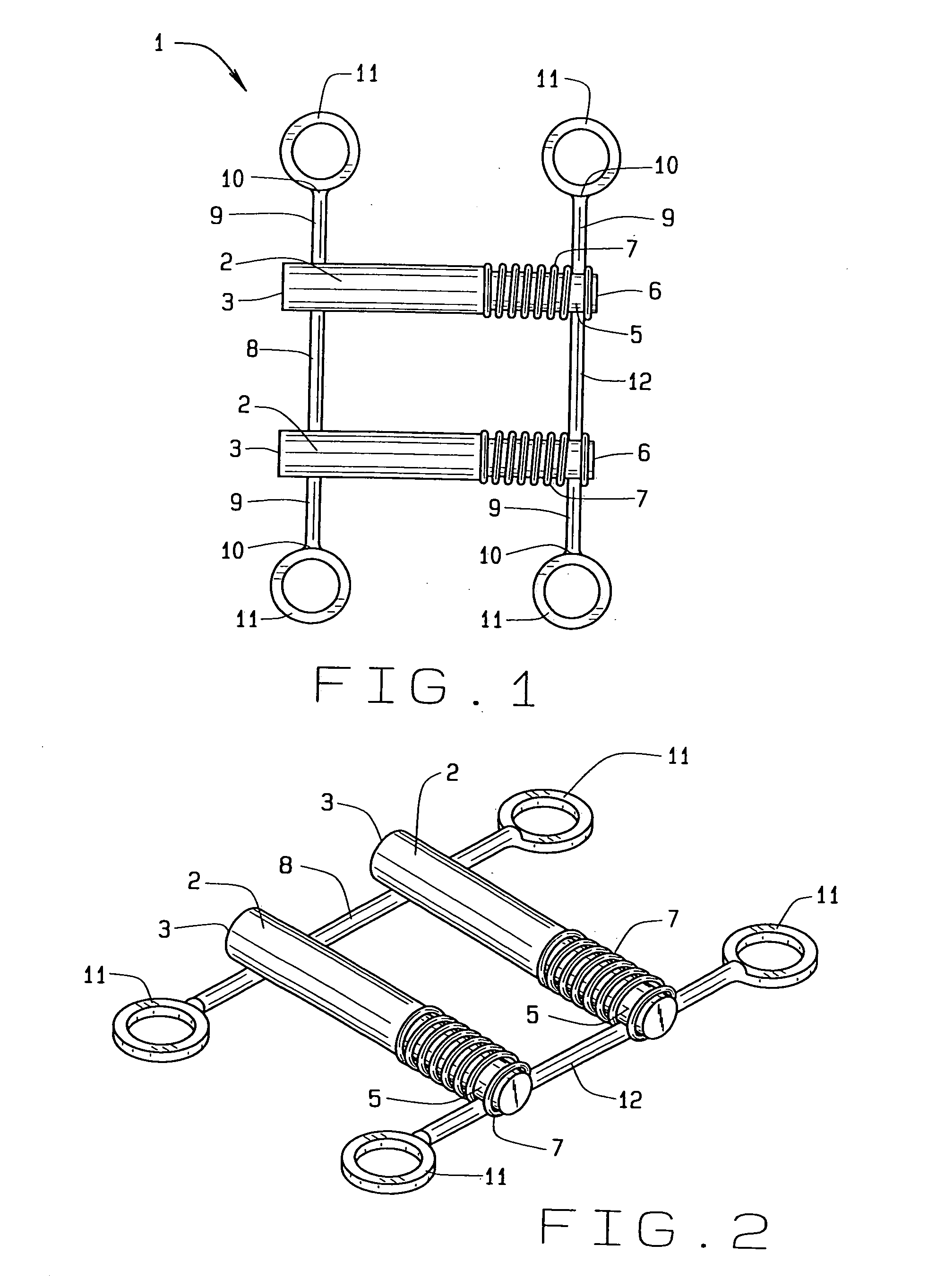 Biased palatal bone expander